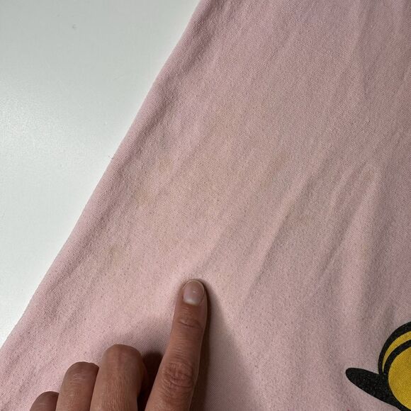 Vintage 90s Garfield Yes I Am Ignoring You Night Sleep Shirt Pink One Size - Picture 13 of 15